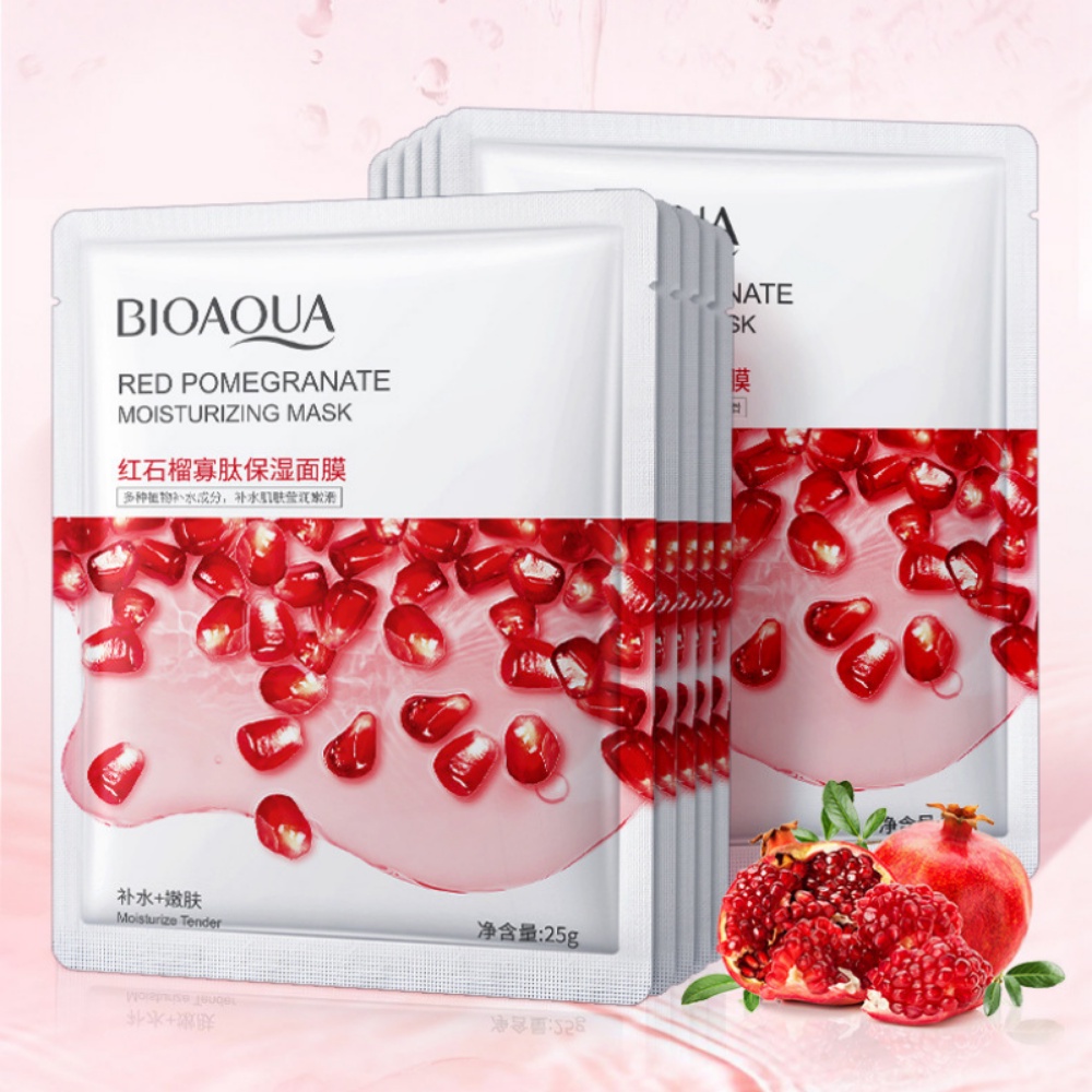 Mặt Nạ Giấy Trái Cây Dưỡng Ẩm Trắng Da Giá Rẻ BIOAQUA Giúp Làn Da Trắng Sáng Mịn Màng 25g | BigBuy360 - bigbuy360.vn