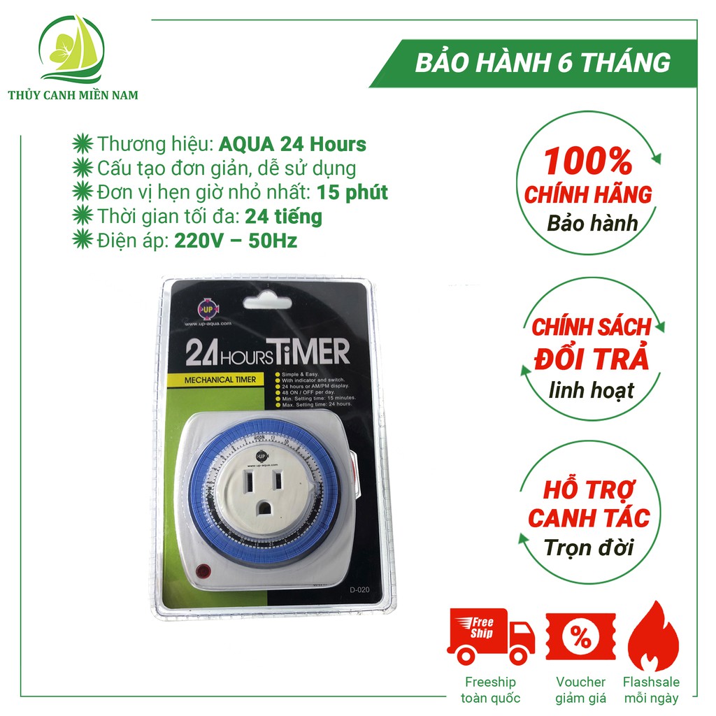Đồng hồ hẹn giờ chỉnh cơ - timer hẹn giờ thủy canh - timer cơ