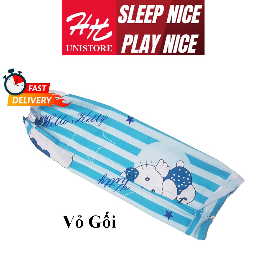Gối ôm cho bé cao cấp vỏ 100% cotton Thắng Lợi Hy&amp;Han Unistore