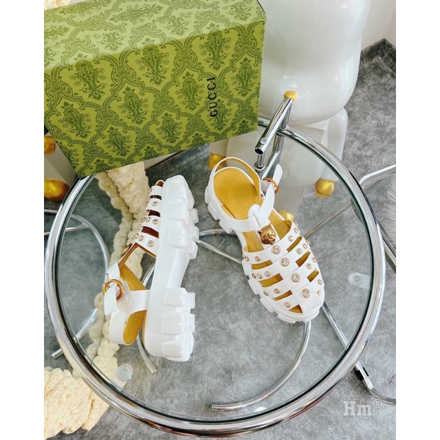 HÀNG VỀ CÓ SẴN!!!Sandal rọ gucciii đế cao hot 2022 hàng Quảng Châu FULLBOX