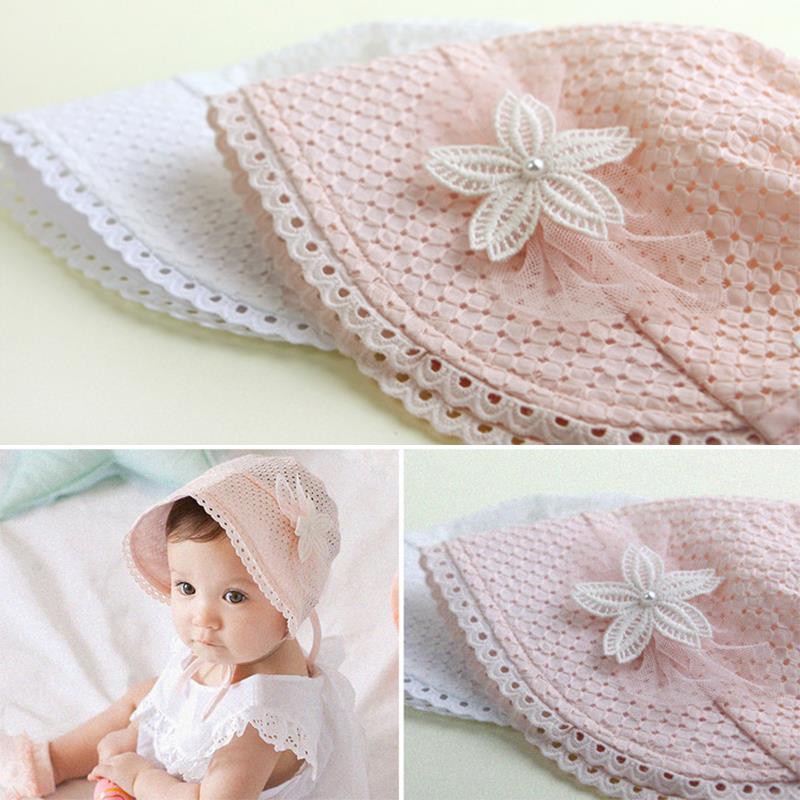 Mũ Beanie Có Dây Buộc Bằng Cotton Theo Phong Cách Công Chúa Dùng Cho Bé Gái