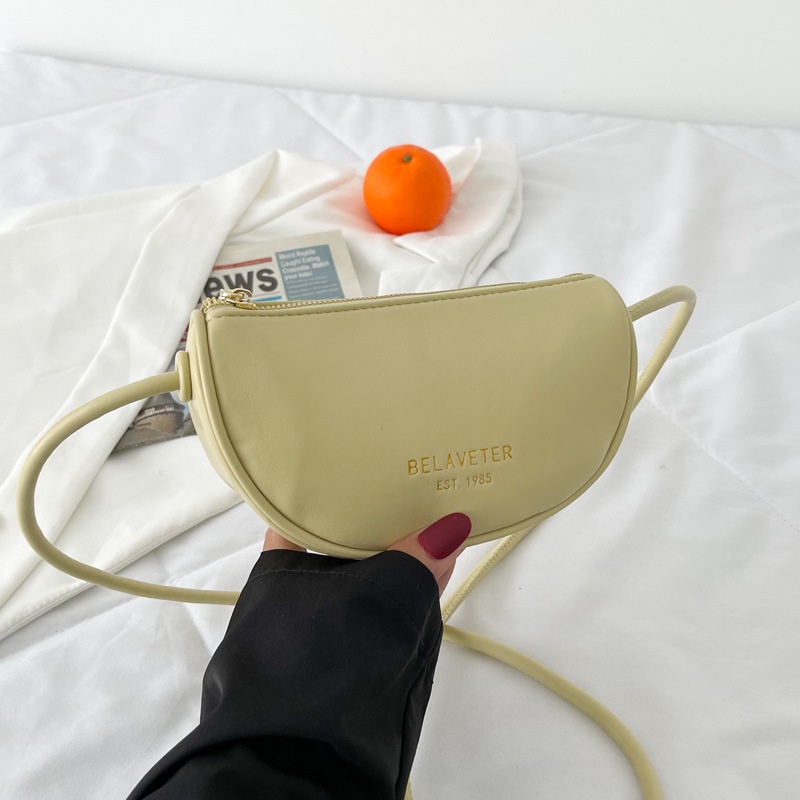 Túi Đeo Chéo Một Bên Vai Màu Sắc Kẹo Ngọt Thời Trang Dành Cho Nữ