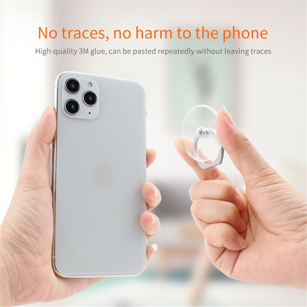 Giá đỡ điện thoại trong suốt siêu mỏng xoay 360 độ đa năng