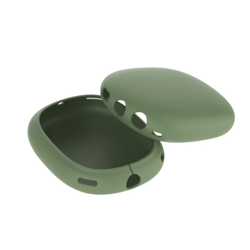 Vỏ Bảo Vệ Hộp Sạc Tai Nghe Airpods Max Chất Liệu Da Dễ Giặt