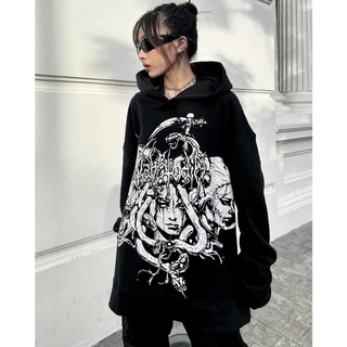 Áo hoodie in hình rắn 3d,mũ 2lớp fom rộng