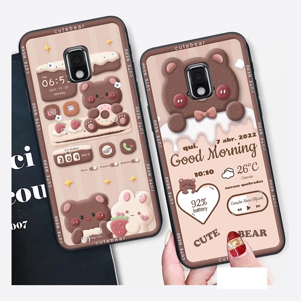 Ốp lưng Samsung Galaxy NOTE 3 in hình Gấu nâu - hồng, Gấu Be@rick  cực CUTE, DỄ THƯƠNG
