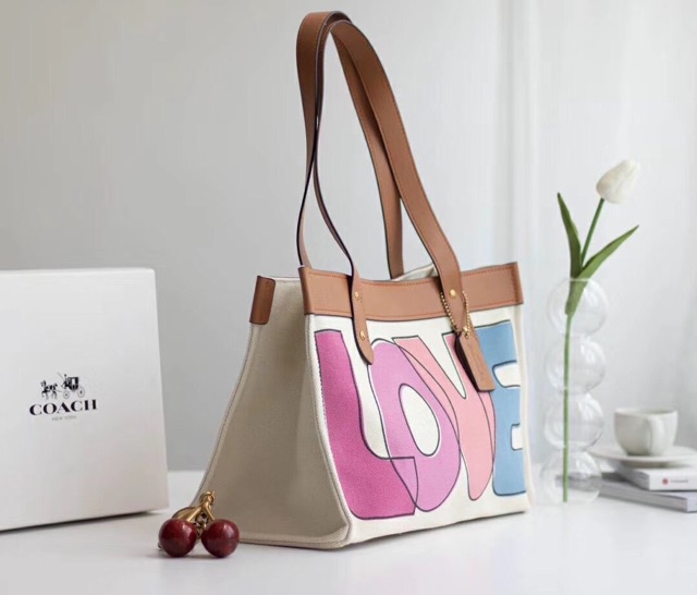 Túi Tote siêu dễ thương Love print