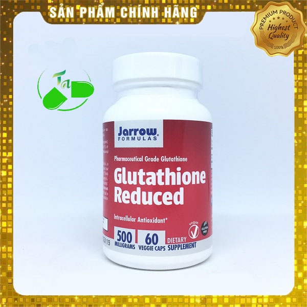 Viên Uống Hỗ Trợ Trắng Da Jarrow Glutathione 500 Mg 60 Viên