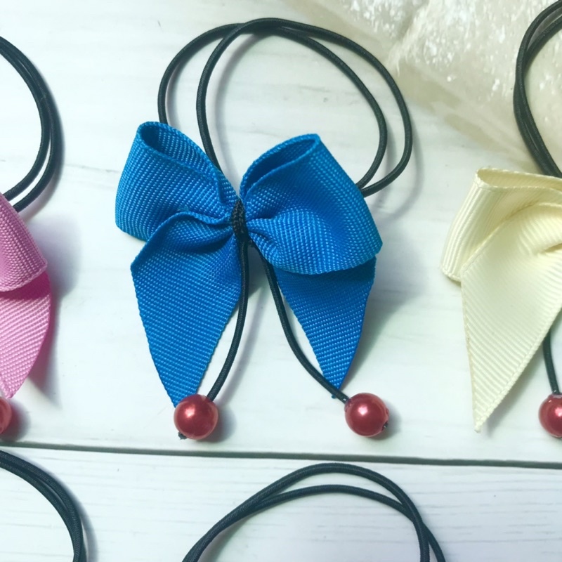 Set 100 dây cột tóc nơ giá rẻ