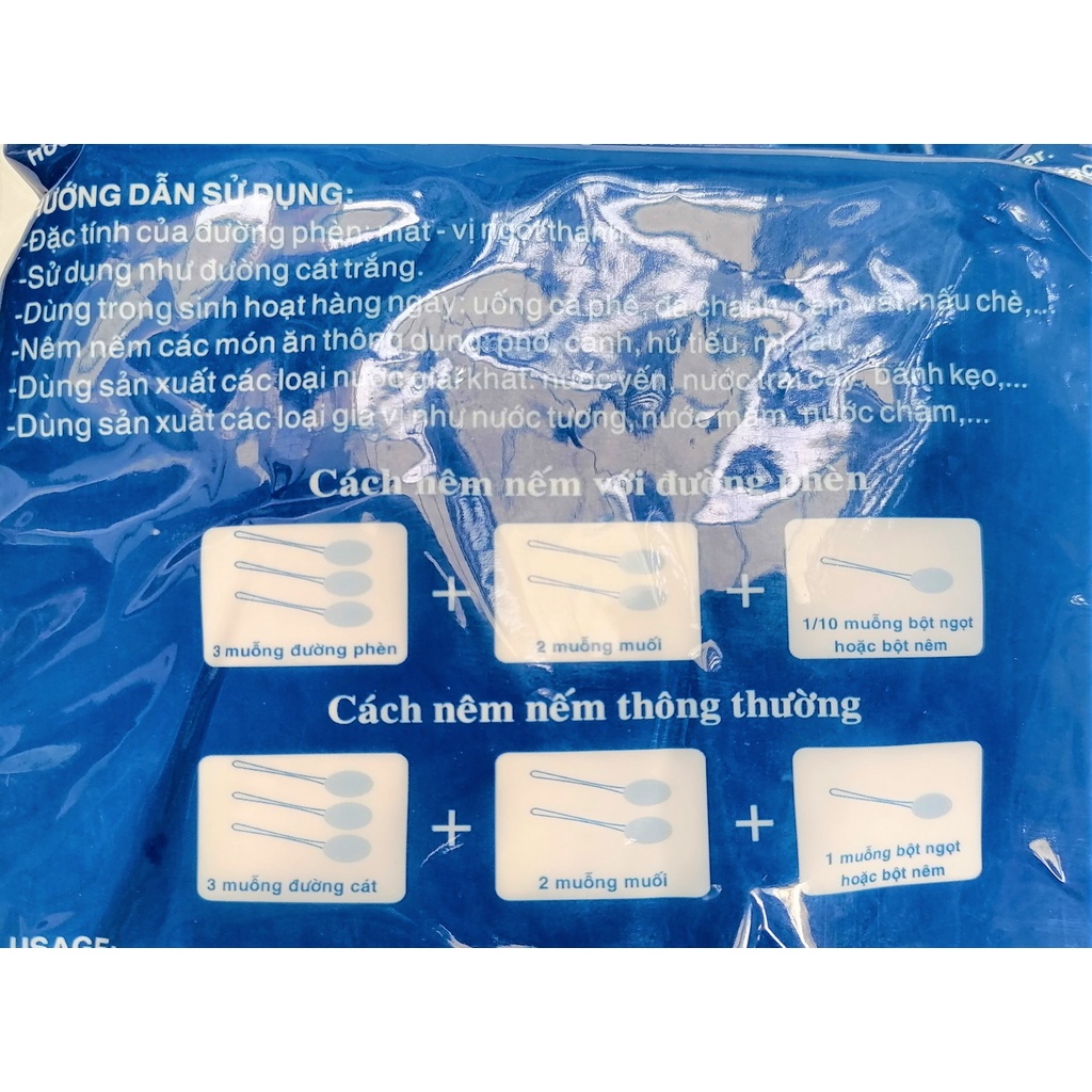 [Túi 1 Kg] ĐƯỜNG PHÈN BỘT [VN] ANH ĐĂNG Rock Sugar Powder