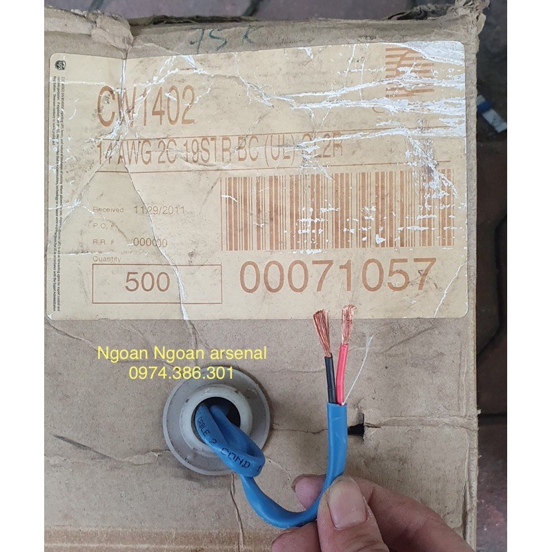 Dây loa tròn nhập khẩu chính hãng USA hãng CLark wire