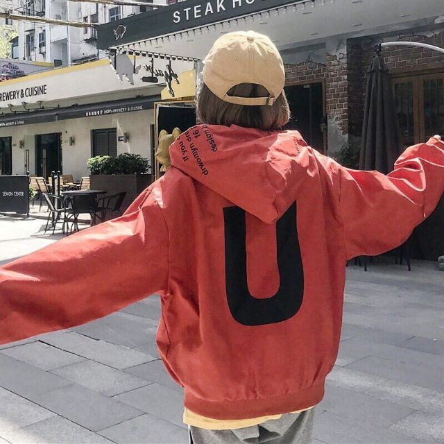 [HT126] áo khoác dù nón in | BigBuy360 - bigbuy360.vn