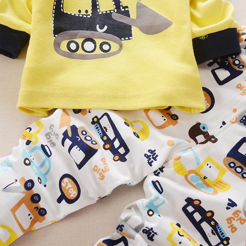 Set áo+quần dài hoạ tiết hoạt hình cho bé