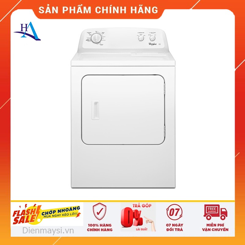 Máy sấy quần áo Whirlpool 3LWED4705FW -15Kg (Miễn phí giao tại HCM-ngoait tỉnh liên hệ shop)