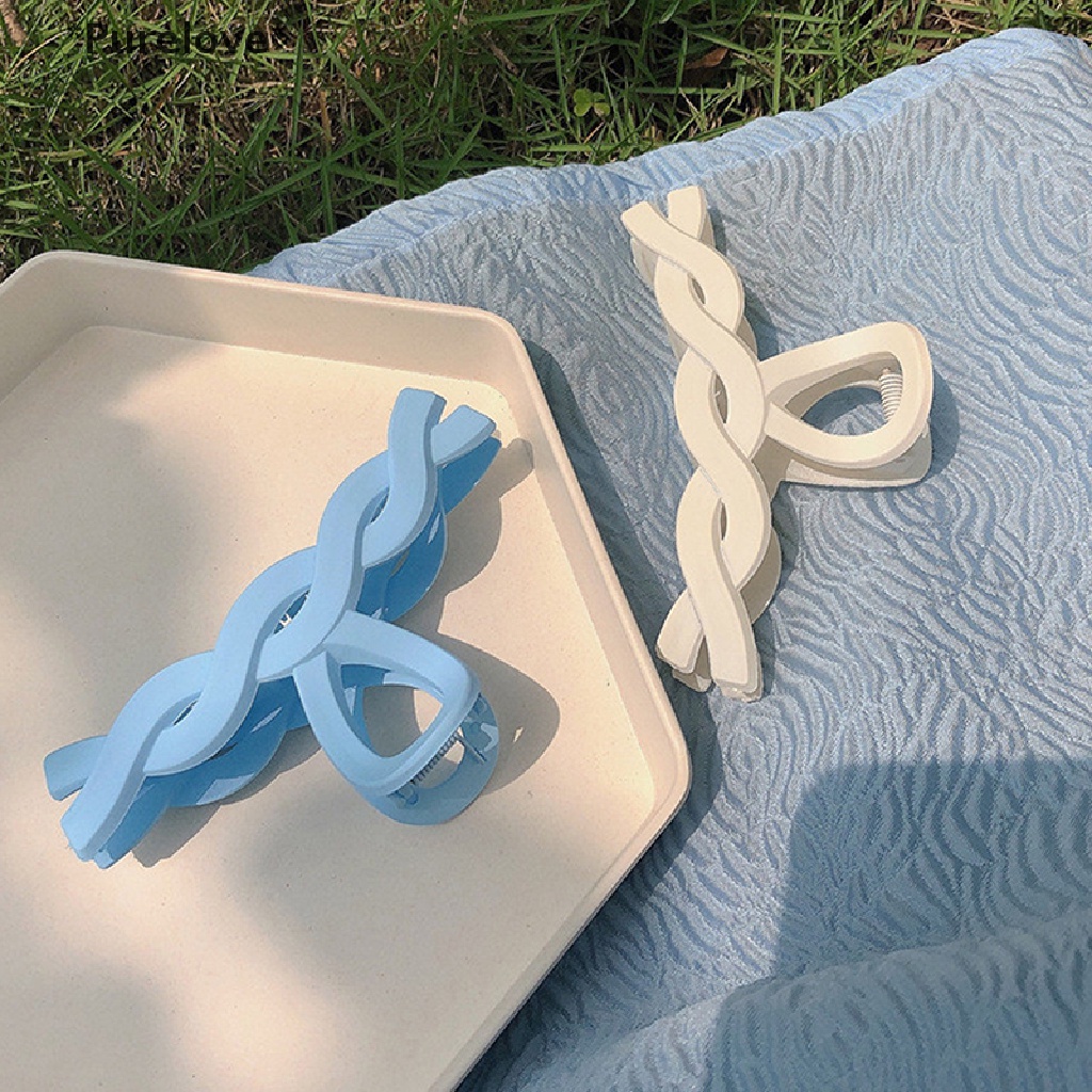 1 Kẹp Tóc Càng Cua Cỡ Lớn Phong Cách Hàn Quốc Thanh Lịch