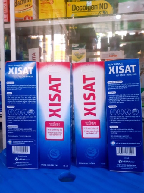 Xịt mũi trẻ em Xisat