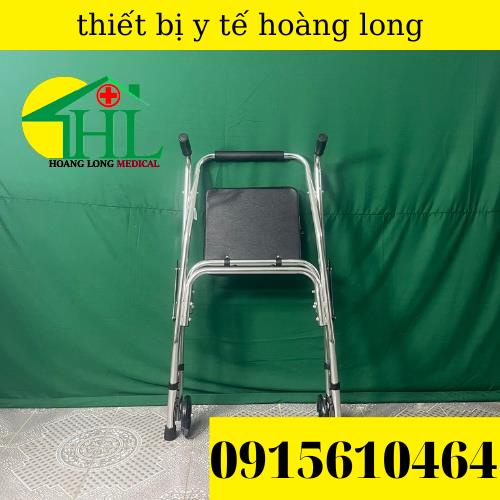 Khung Tập Đi Cho Người Già Có Ghế Ngồi Lucass W9