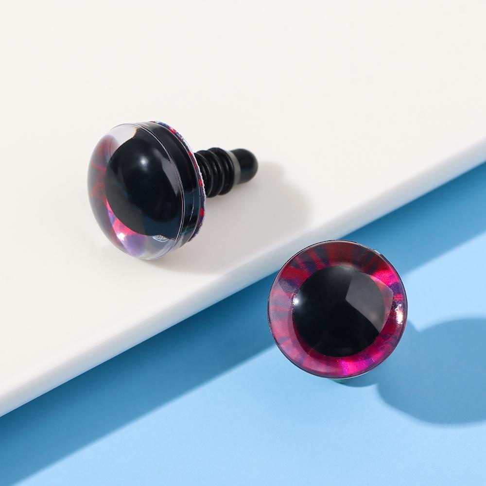 Mắt Nhồi Bông 3D 14 / 16 / 18 / 20 / 25mm Trang Trí Búp Bê