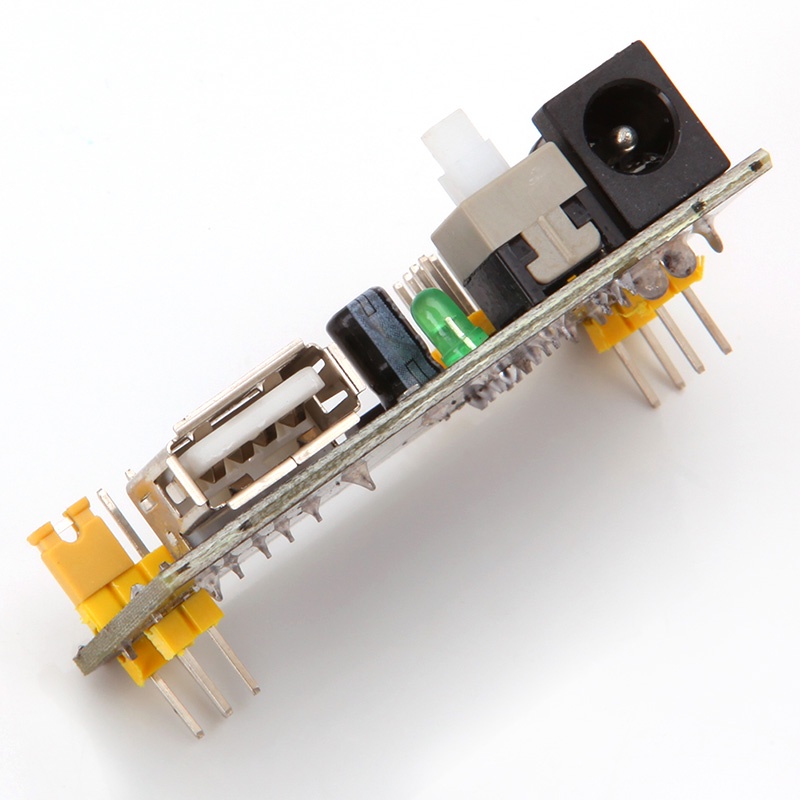 Bo Mạch Cung Cấp Nguồn bonj MB102 3.3V 5V + Bảng Mạch Breadboard 830 Lỗ + 65 Dây Cáp Jumper