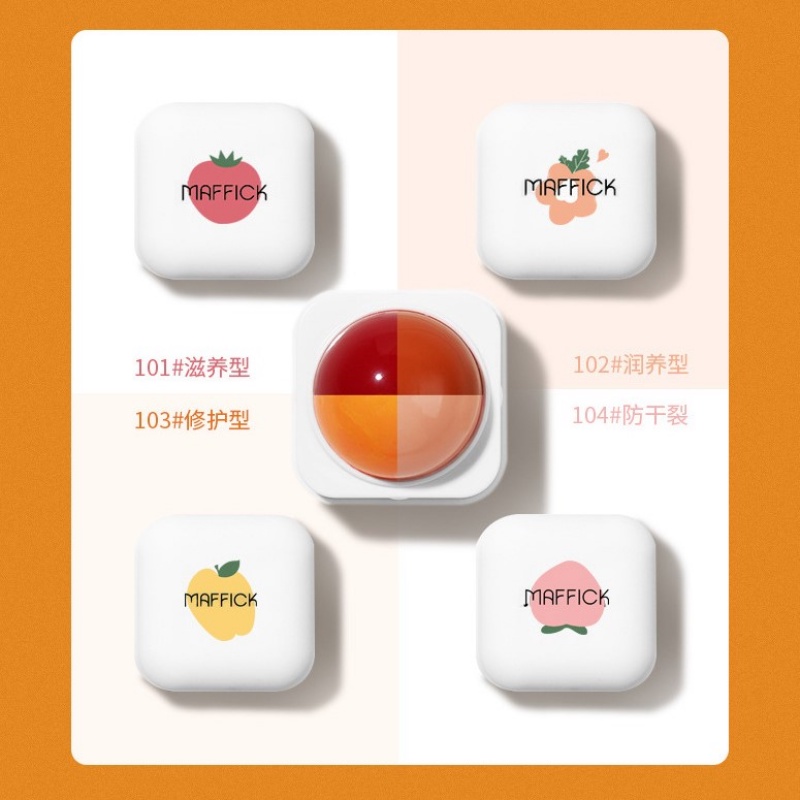 Son dưỡng môi chiết xuất thực vật dưỡng ẩm thay đổi màu sắc chống nứt nẻ môi hiệu MAFFICK