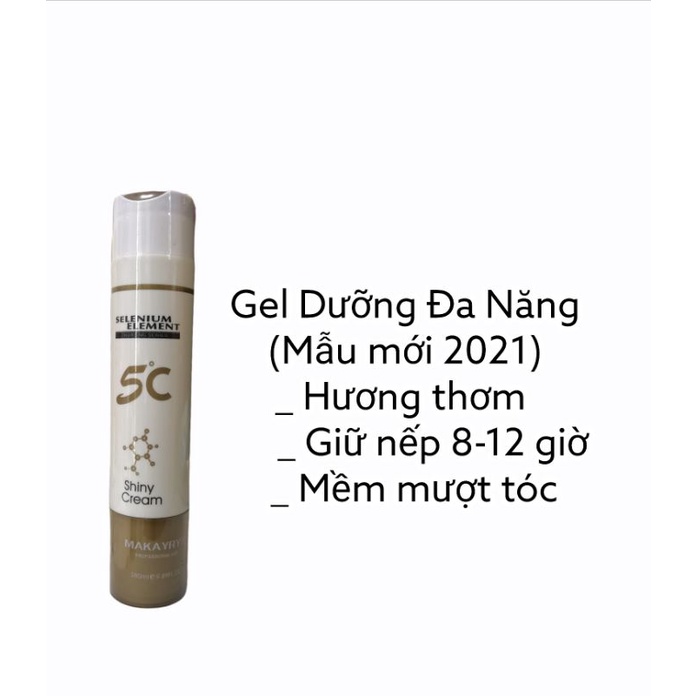 Gel Mềm Giữ Nếp Tóc Uốn Xoăn Hàn Quốc 5C Makayry Hương Thơm - Hair Care Q4