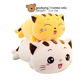 Thú Bông Mèo Mishu Nằm Cao Cấp Gấu Bông Béo Phì