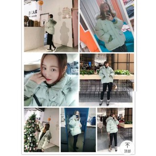 [ Order ] Áo khoác phao mũ lông oversize ( kèm ảnh thật sau )