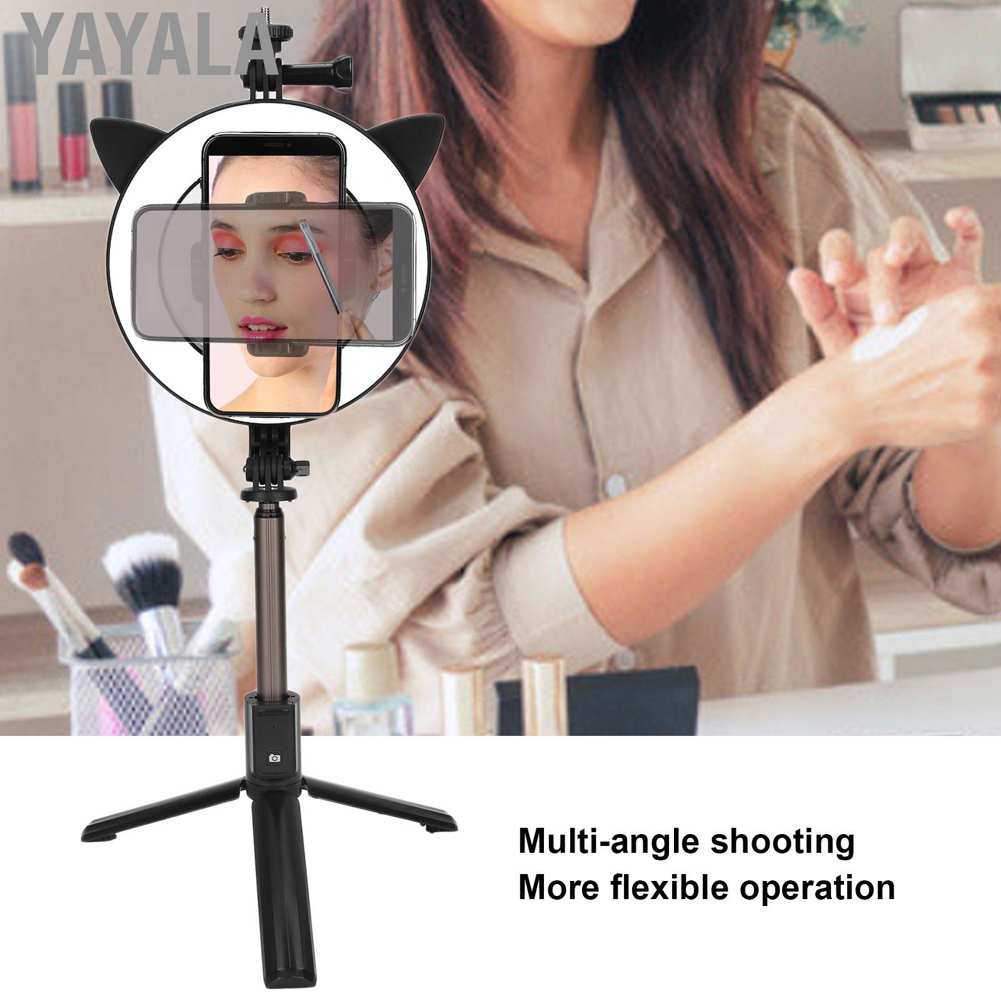 Đèn Led Tròn Hỗ Trợ Chụp Ảnh Selfie Kết Nối Bluetooth Tiện Dụng | BigBuy360 - bigbuy360.vn