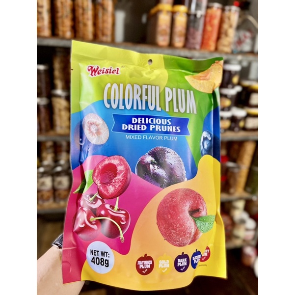 Ô mai mix 4 vị plum siêu ngon 408g