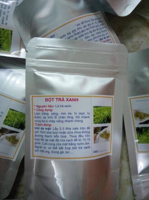 1Kg Bột Trà xanh Thái Nguyên đắp mặt, sạch mụn sáng da