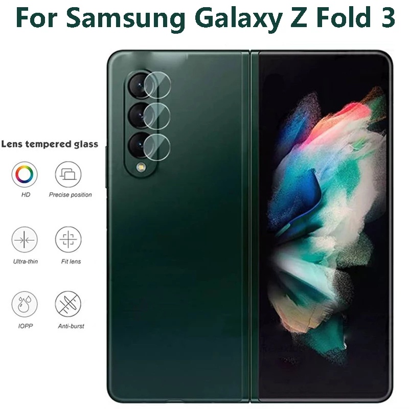 Kính Cường Lực Bảo Vệ Camera Cho Samsung Galaxy Z Fold 3 Zfold3 Zfold 3 5g 2021 Sumsung Z Fold3