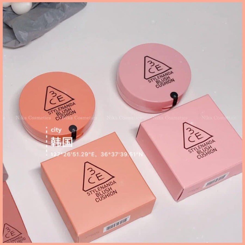 Má Hồng Kem 3.CE Blush Cushion Tự Nhiên