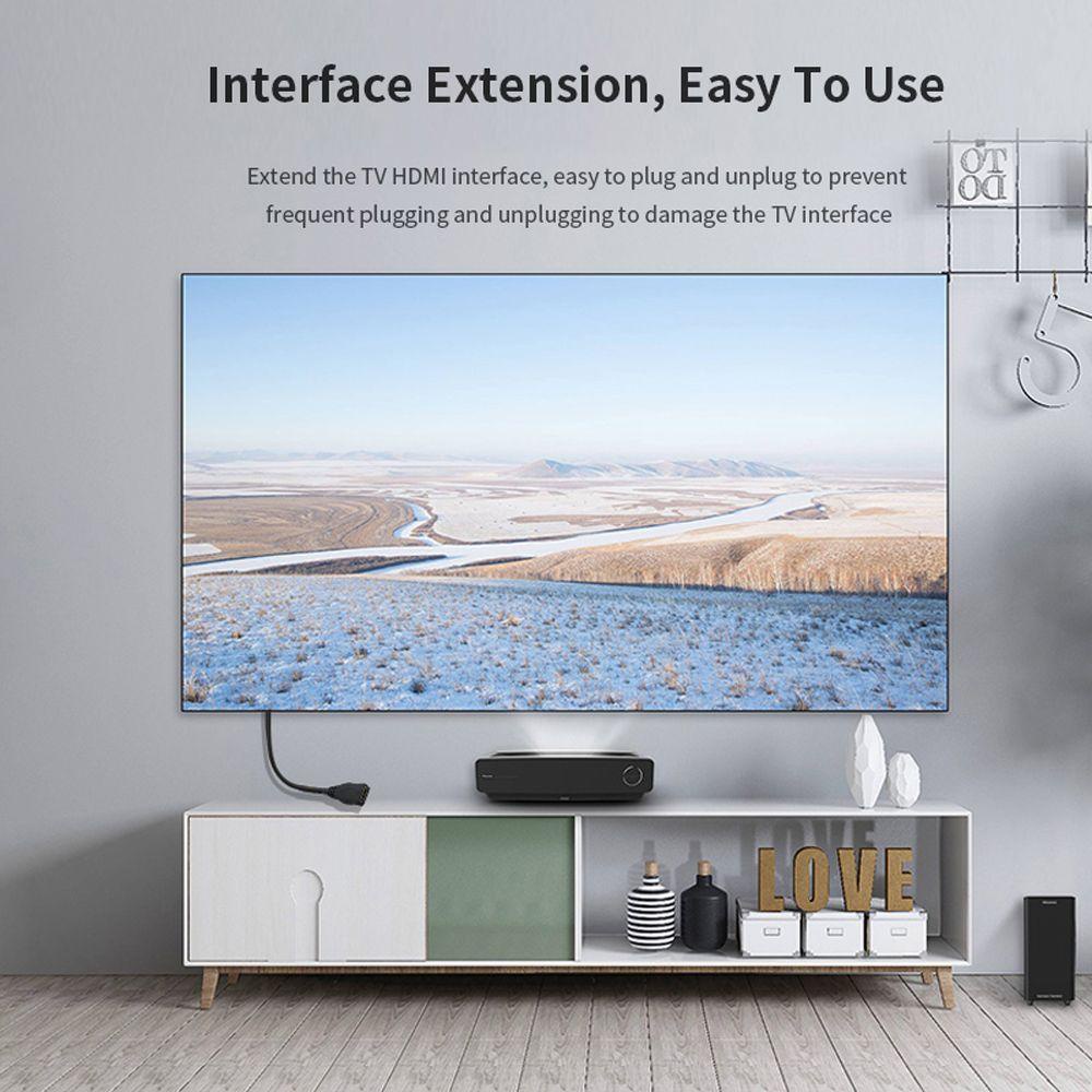 Dây Cáp HDMI Nối Dài Chuyển Đổi Đầu Đực Sang Đầu Cái Cho HDTV HDMI