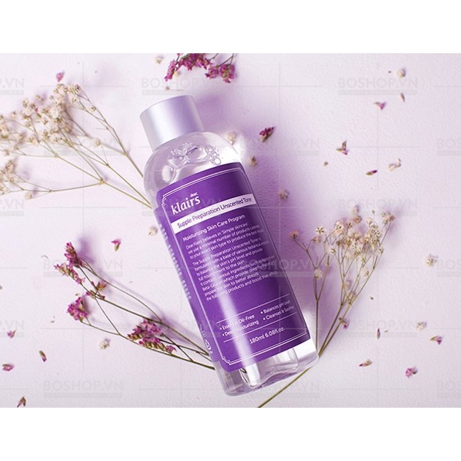 Nước hoa hồng DEAR KLAIRS SUPPLE PREPARATION UNSCENTED TONER
