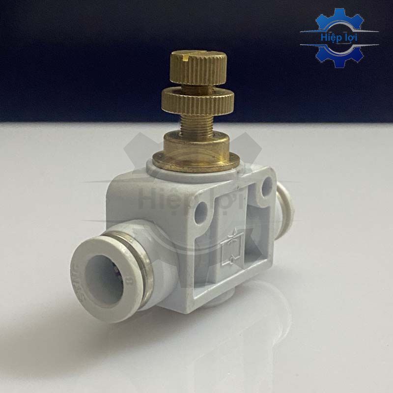 Tiết lưu 2 đầu ống khí nén YSA - van chỉnh lưu ghim 2 đầu ống hơi