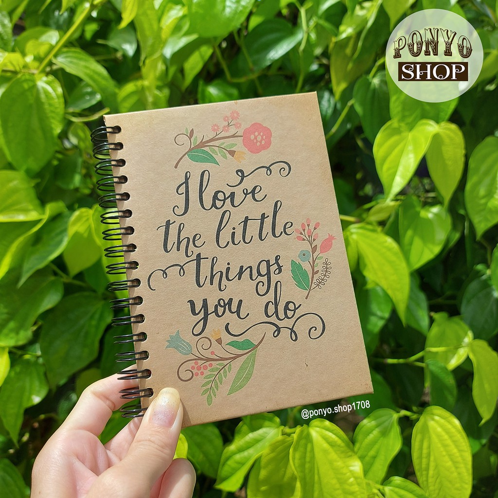 [CÓ SẴN] Sổ tay Handmade Vintage (Loại mini notebook khổ A6)