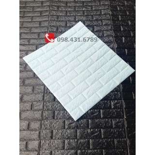 Combo cực sốc 20 tấm xốp dán tường giả gạch màu trắng 640k