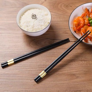 Hộp 10 đôi Đũa bọc mạ vàng