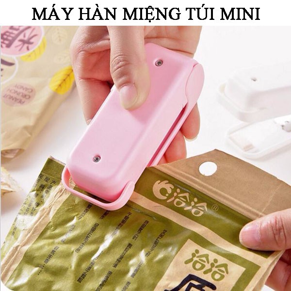 Máy hàn miệng túi mini, cầm tay, nhỏ gọn, dụng cụ hàn miệng túi nilong, túi bóng dùng nhiệt tiện lợi