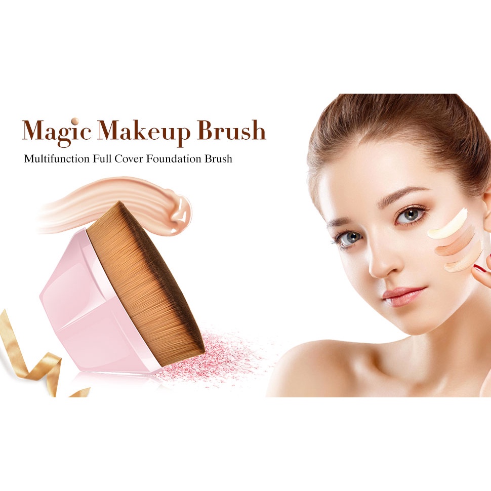 Cọ trang điểm đánh phấn nền kem nền 6 góc phong cách kabuki