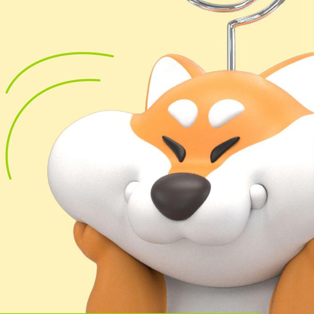 Giá Đỡ Thẻ Ghi Chú Để Bàn Bằng Vinyl Hình Hà Mã Hoạt Hình Dễ Thương Trang Trí Bàn Làm Việc