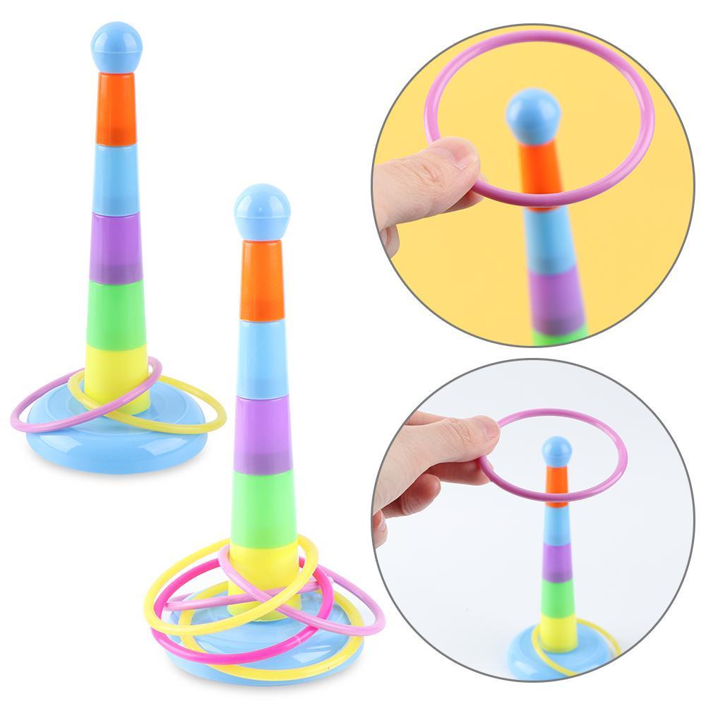 Bộ Vòng Tròn Xếp Chồng Lên Nhau Giáo Dục Thông Minh Cho Bé