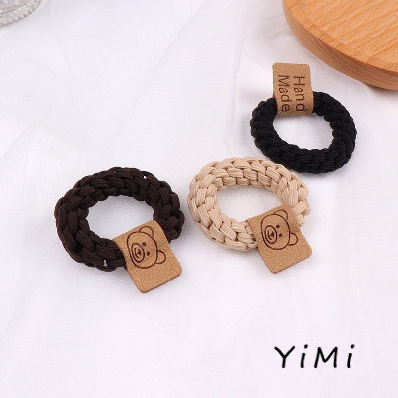 Dây Buộc Tóc Cao Su Dày Co Giãn Tốt Thiết Kế Đơn Giản Thời Trang Xinh Xắn