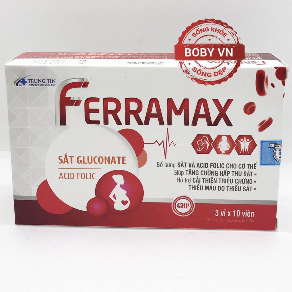 Ferramax bổ sung sắt và acid folic cho cơ thể
