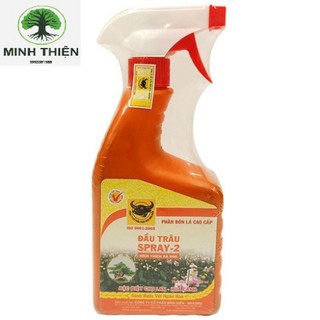 Phân bón lá cao cấp chuyên hoa- cây kiểng Đầu Trâu SPRAY 2