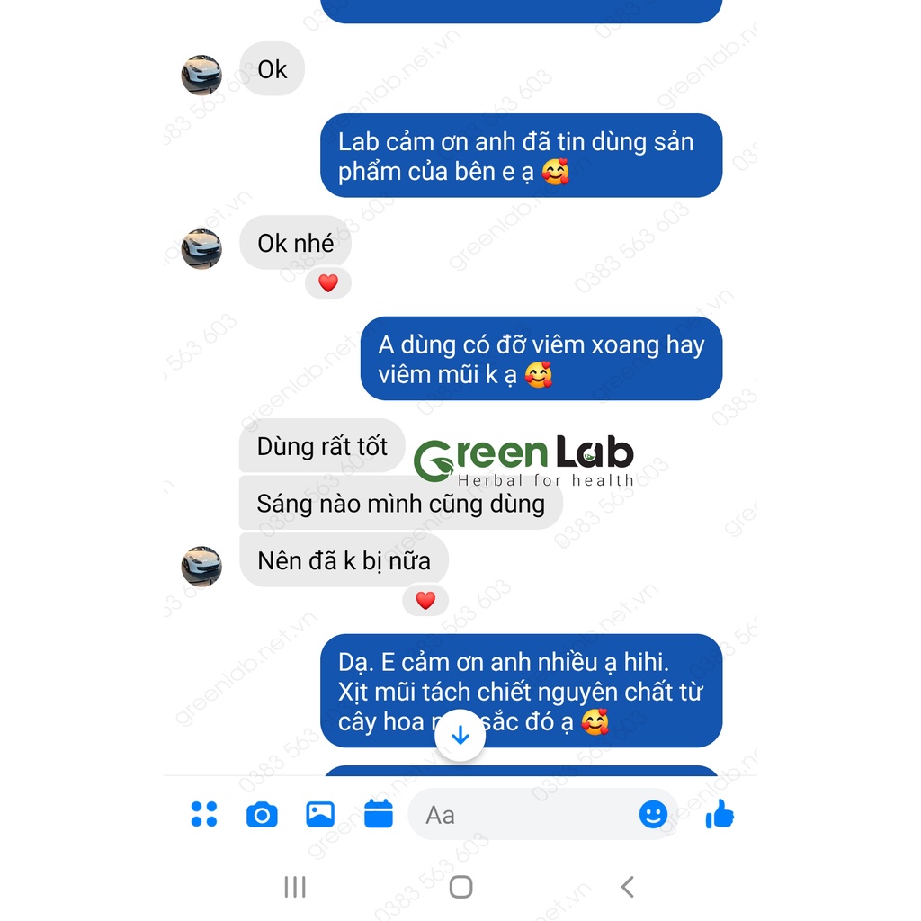 Xịt mũi tinh chất hoa ngũ sắc GreenLab ngừa viêm xoang, viêm mũi, nghẹt mũi 20ml