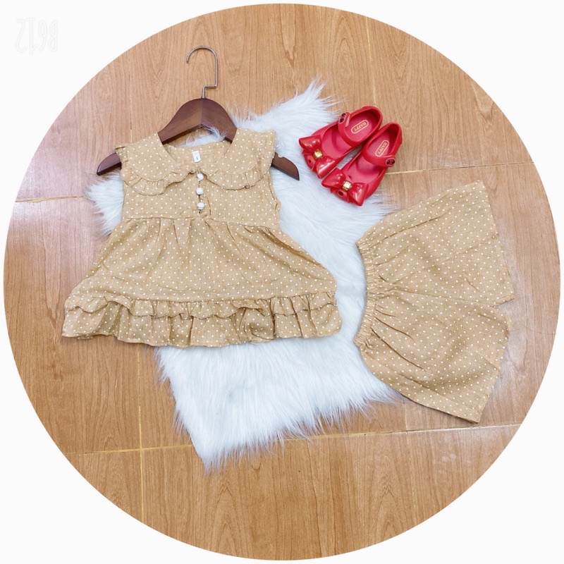 Bộ Mặc Ở Nhà Cho Bé Gái