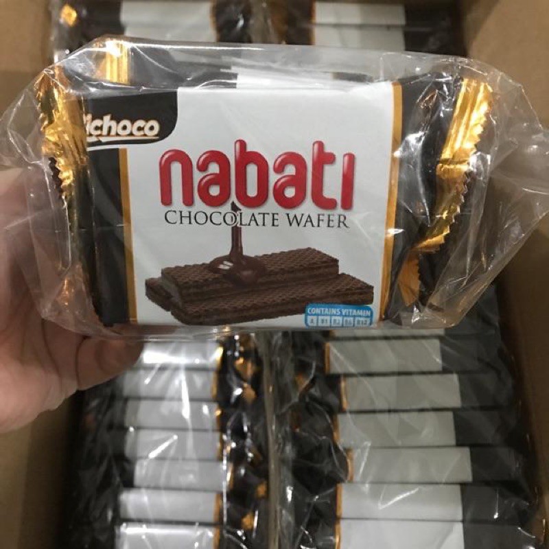 Lốc 10 gói bánh xốp Nabati vị phô mai 17g