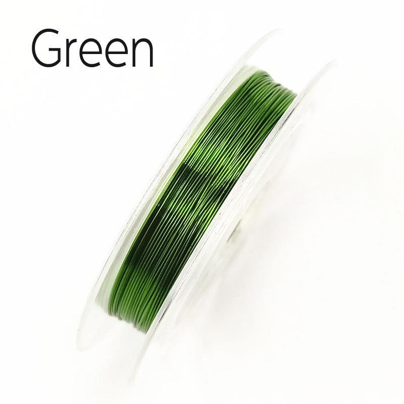 1 Cuộn Dây Đồng 0.3mm*10m Làm Trang Sức Thời Trang