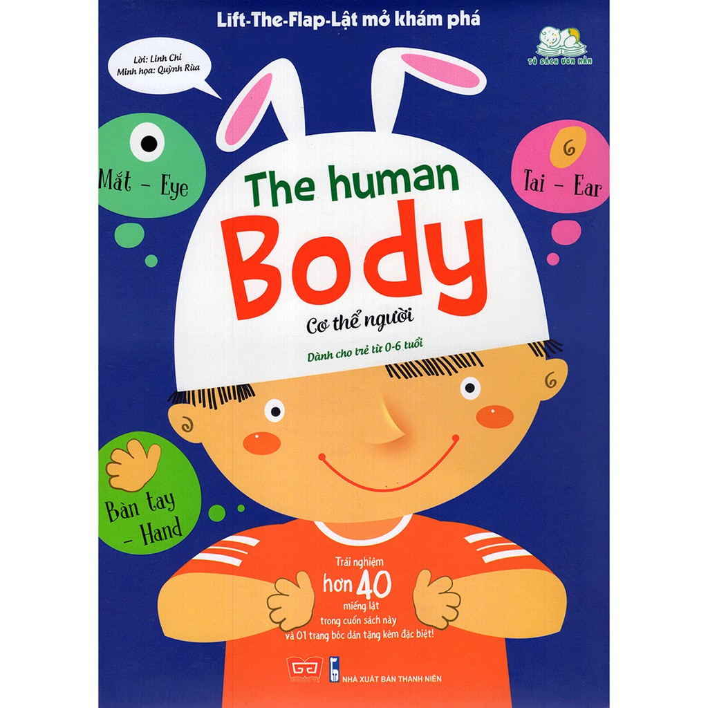 Sách - Lift-The-Flap - Lật Mở Khám Phá - The Body - Cơ Thể Người Gigabook
